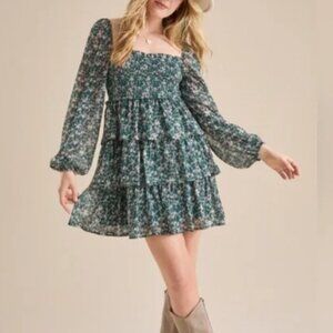 NWT Arula Long Sleeve Mini Dress